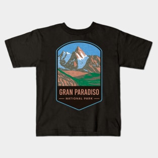 Gran Paradiso National Park Kids T-Shirt